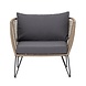 Bloomingville Mundo Lounge chair - brown Bloomingville Mundo Lounge chair - brown