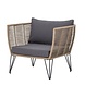 Bloomingville Mundo Lounge chair - brown Bloomingville Mundo Lounge chair - brown