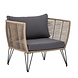 Bloomingville Mundo Lounge chair - brown Bloomingville Mundo Lounge chair - brown
