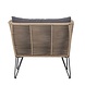 Bloomingville Mundo Lounge chair - brown Bloomingville Mundo Lounge chair - brown