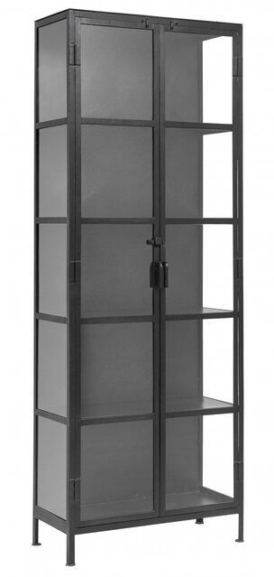 Nordal Phoenix cupboard with 2 doors - black Nordal Phoenix cupboard with 2 doors - black