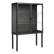 Nordal New York display cabinet with 2 doors - black Nordal New York display cabinet with 2 doors - black