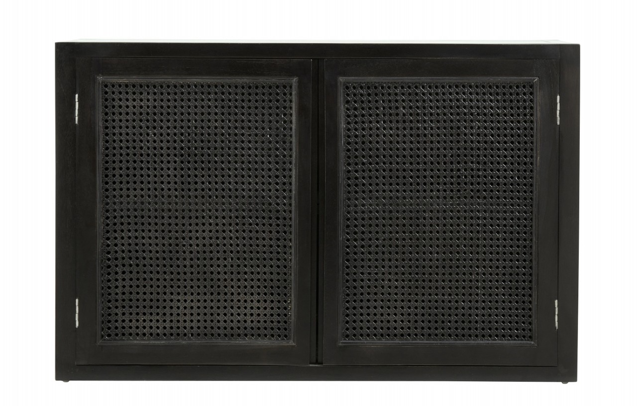 Nordal Merge kast met webbing - zwart