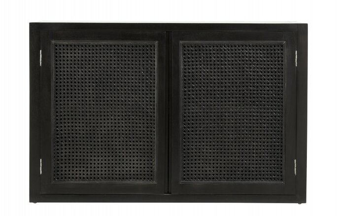 Nordal Schrank mit Gurtband verschmelzen - schwarz Nordal Schrank mit Gurtband verschmelzen - schwarz