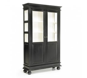 Nordal Nova cupboard - black / white