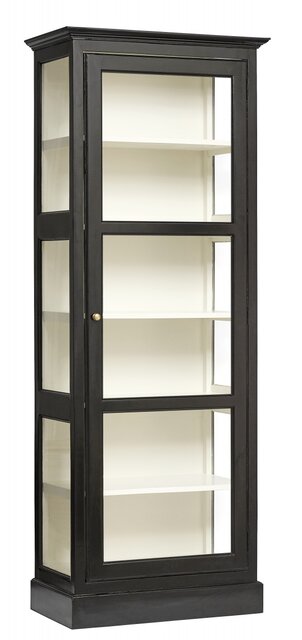 Nordal Armoire classique simple - noir / blanc