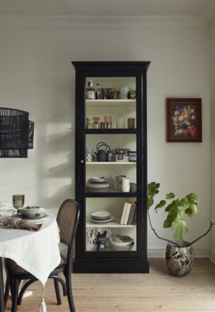 Nordal Armoire classique simple - noir / blanc
