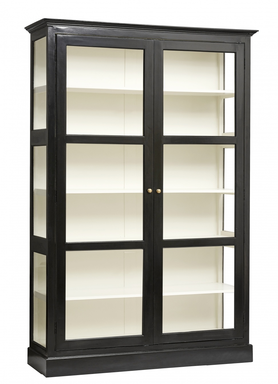 Nordal Armoire classique double - noir / blanc