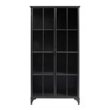 Nordal Downtown ijzeren kast - zwart 97x44x184cm Nordal Downtown ijzeren kast - zwart 97x44x184cm