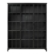 Nordal Downtown iron cabinet - black 150x38x180cm Nordal Downtown iron cabinet - black 150x38x180cm