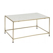 Nordal Timeless coffee table - white marble / brass Nordal Timeless coffee table - white marble / brass