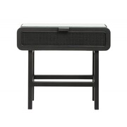 Nordal Table console Merge en teck avec sangle - noir Nordal Table console Merge en teck avec sangle - noir