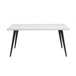 Nordal Blanca dining table small - glossy white