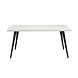 Nordal Blanca eettafel small - glanzend wit Nordal Blanca eettafel small - glanzend wit