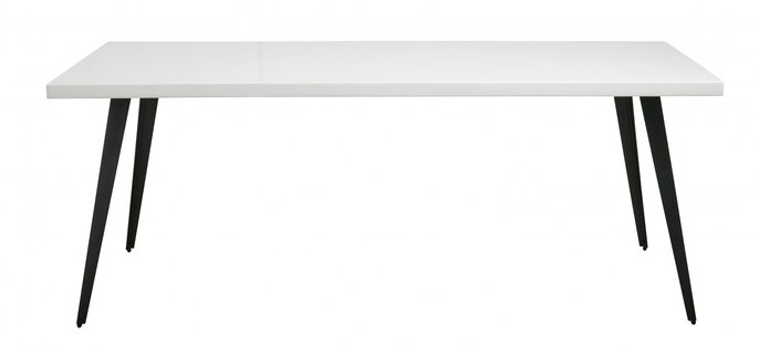 Nordal Blanca dining table large - glossy white Nordal Blanca dining table large - glossy white