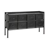 Nordal Portland iron cabinet with drawers - black Nordal Portland iron cabinet with drawers - black