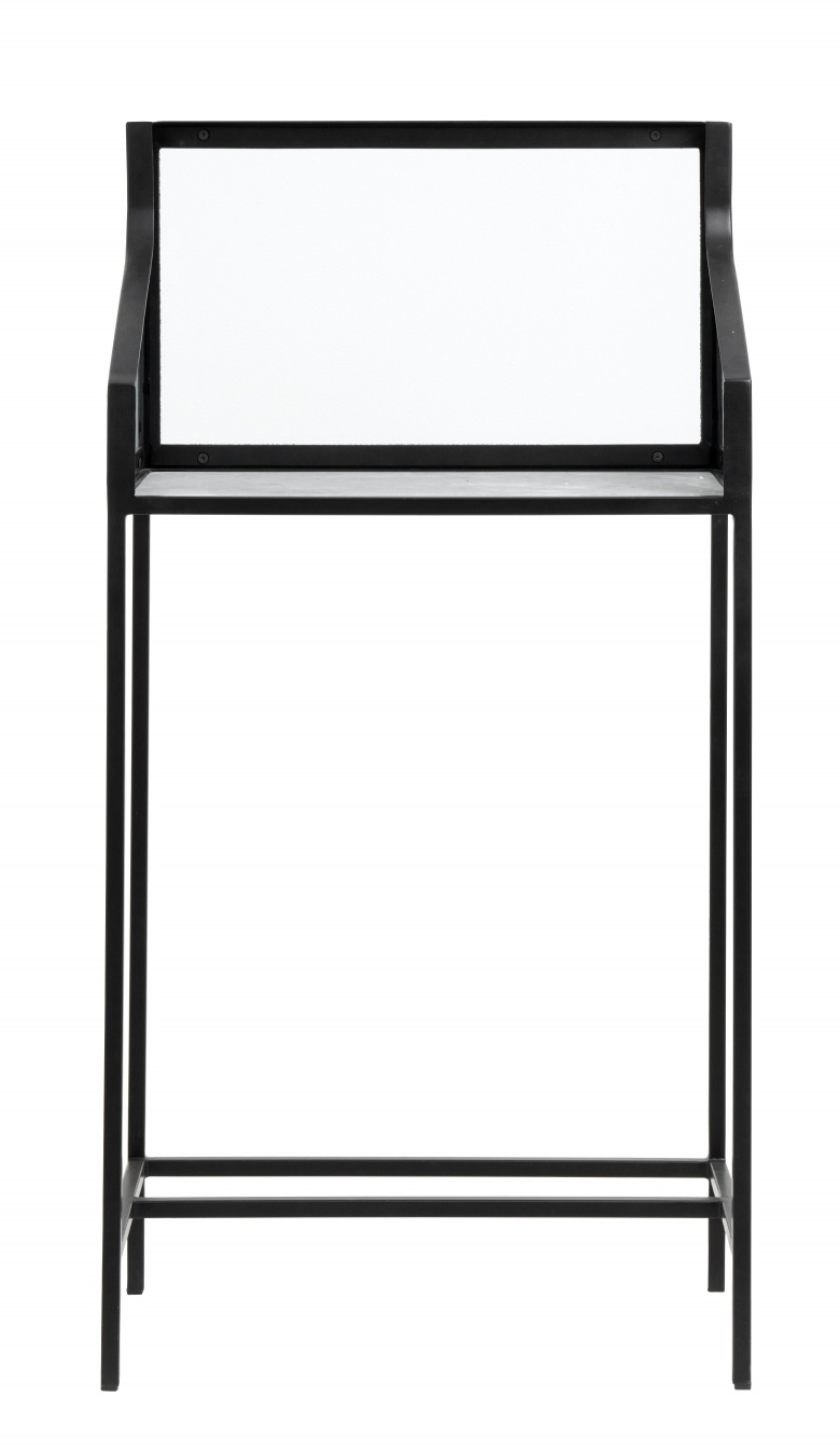 Nordal Table en marbre / fer avec verre