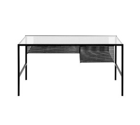 Nordal Irona Couchtisch mit Glasplatte