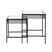 Nordal Mesa Rona con sobre de cristal