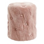 Nordal Otomana de terciopelo con botones - rosa Nordal Otomana de terciopelo con botones - rosa