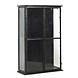 Nordal Downtown ijzeren wandkast - zwart 80x20x121cm Nordal Downtown ijzeren wandkast - zwart 80x20x121cm