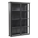 Nordal Downtown ijzeren wandkast - zwart 80x20x121cm Nordal Downtown ijzeren wandkast - zwart 80x20x121cm