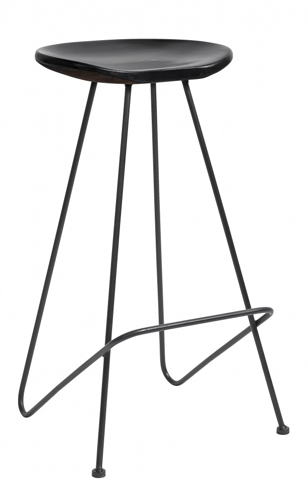 Nordal Black Bar Chair