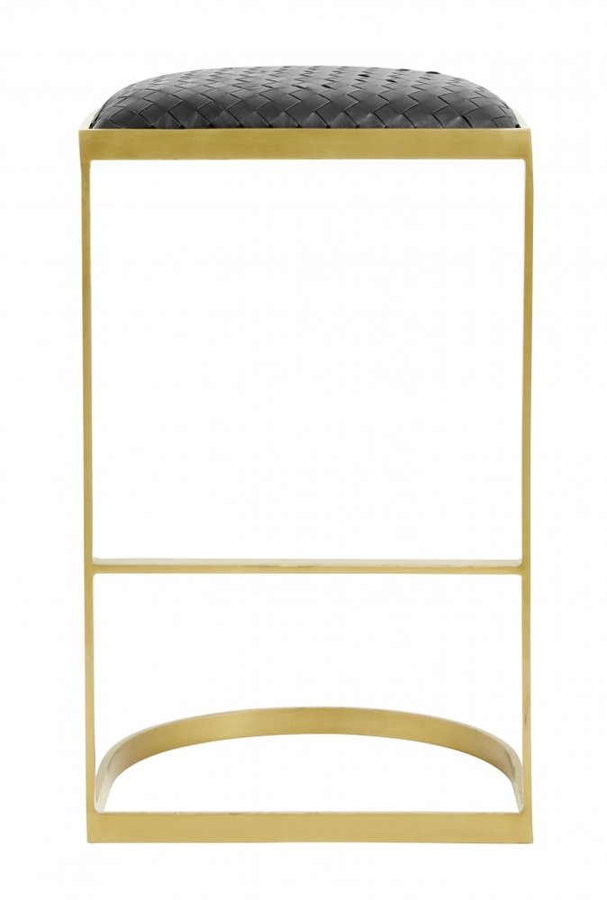 Nordal Sgabello da bar EA - nero / oro
