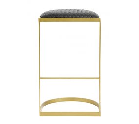 Nordal EA bar stool - black / gold