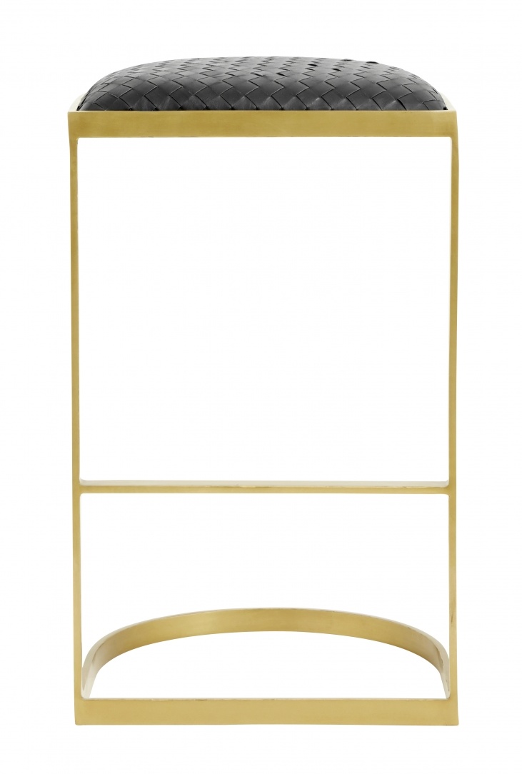 Nordal EA bar stool - black / gold