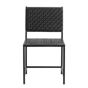 Nordal Silla de cuero negro Nordal Silla de cuero negro