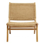 Nordal Club loungestoel - teak