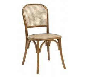 Nordal Chaise Wicky en osier - marron