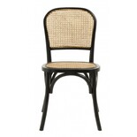 Nordal Wicky chair wicker - black Nordal Wicky chair wicker - black