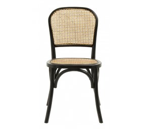 Nordal Wicky chair wicker - black Nordal Wicky chair wicker - black