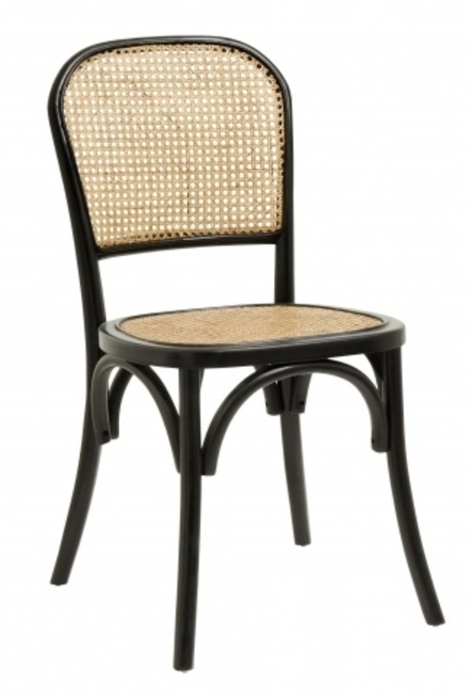 Nordal Wicky chair wicker - black Nordal Wicky chair wicker - black