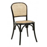 Nordal Chaise Wicky en osier - noir Nordal Chaise Wicky en osier - noir