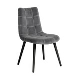 Nordal Dining room chair velvet - gray