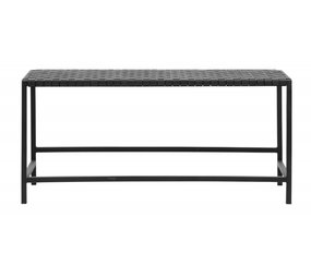 Nordal Canapé en cuir noir Nordal Canapé en cuir noir