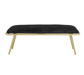 Nordal Warmes Sofa - schwarz / gold Nordal Warmes Sofa - schwarz / gold