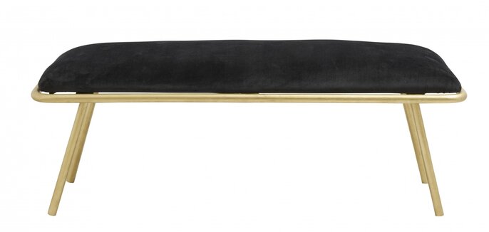 Nordal Warmes Sofa - schwarz / gold