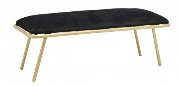 Nordal Varm sofa - sort / guld