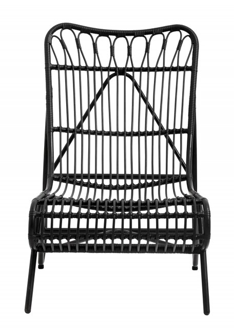 Nordal Chaise longue da giardino - nera