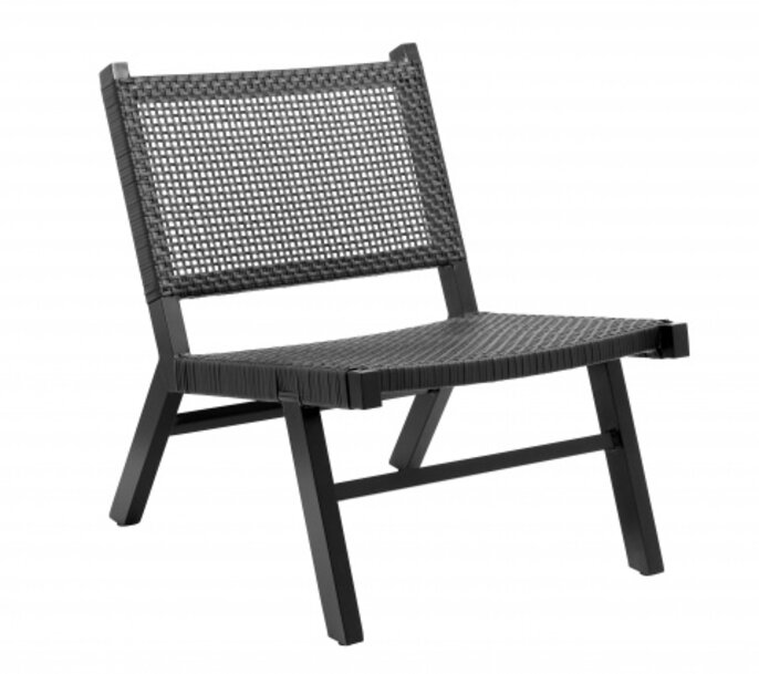 Nordal Vasai loungestoel - zwart