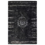 Nordal Grand geweven vloerkleed - donkergrijs/zwart 160x240 Nordal Grand geweven vloerkleed - donkergrijs/zwart 160x240