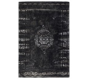 Nordal Gran alfombra tejida - gris oscuro / negro 160x240 Nordal Gran alfombra tejida - gris oscuro / negro 160x240