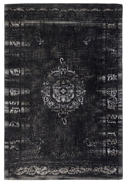 Nordal Grand geweven vloerkleed - donkergrijs/zwart 160x240