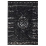 Nordal Grand woven teppe - mørk grå / svart 200x290 Nordal Grand woven teppe - mørk grå / svart 200x290