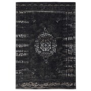 Nordal Grand woven rug - dark gray / black 200x290 Nordal Grand woven rug - dark gray / black 200x290
