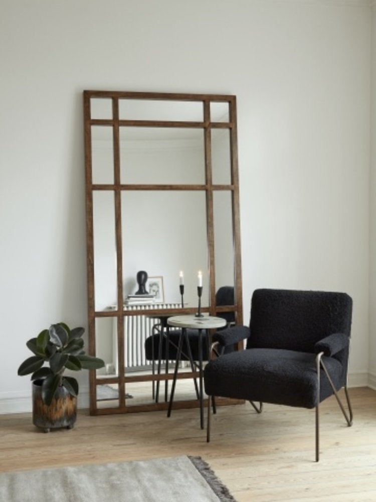 Nordal Noble vloerkleed met franjes - warm grijs 160x240 Nordal Noble vloerkleed met franjes - warm grijs 160x240